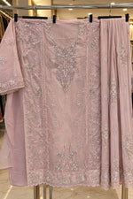 1524 Pakistani Unstitched Partywear - Mint