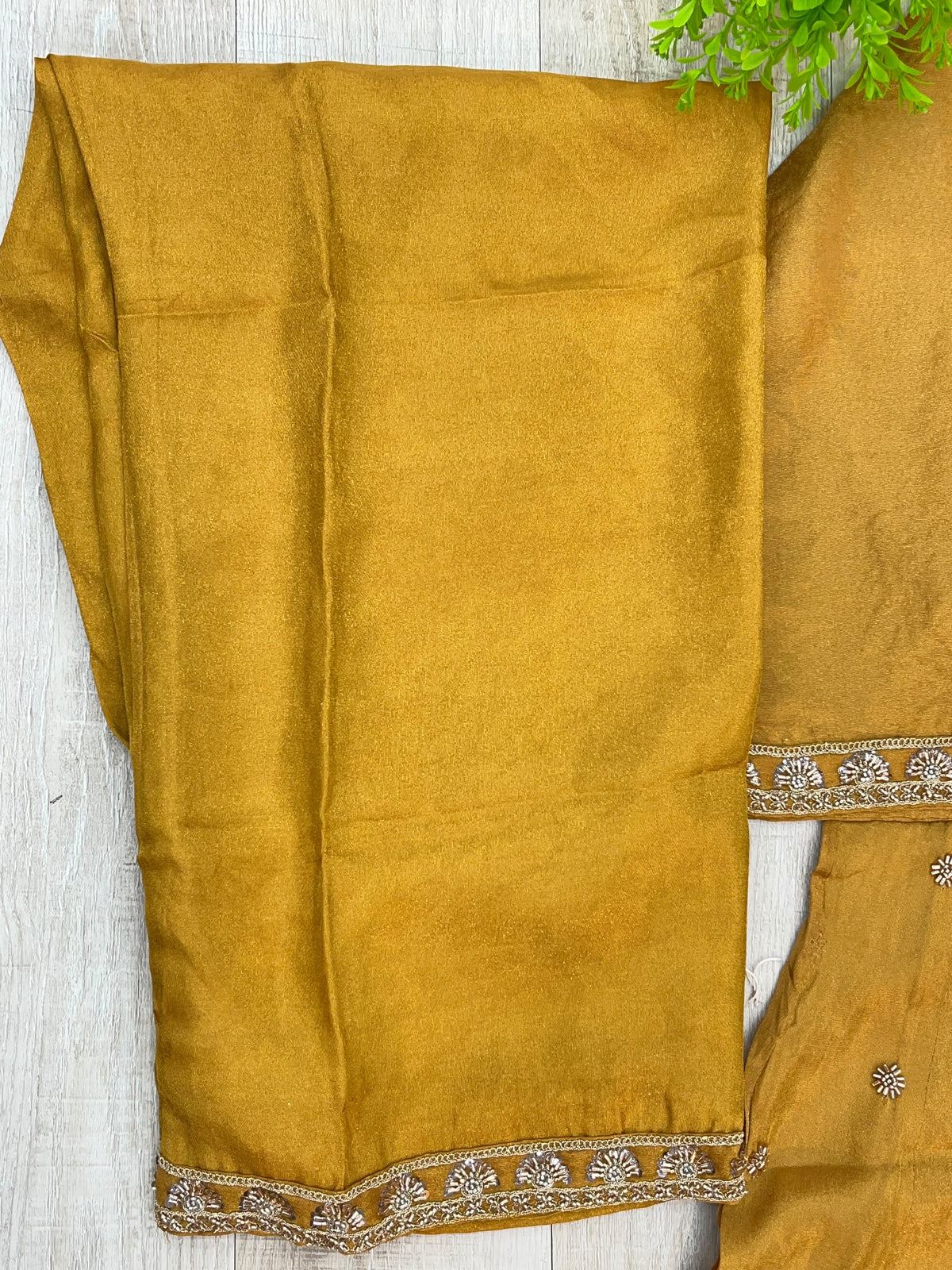 1525 Pakistani Heavy Partywear - Mustard