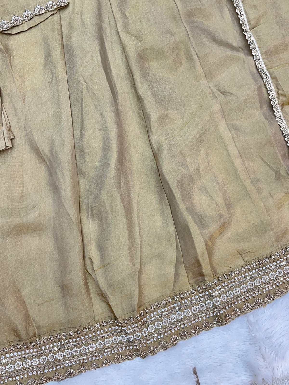 1463 Pakistani Party Wear - Beige