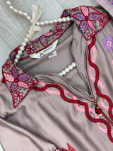 1526 Pakistani Heavy Lawn - Nude Brown