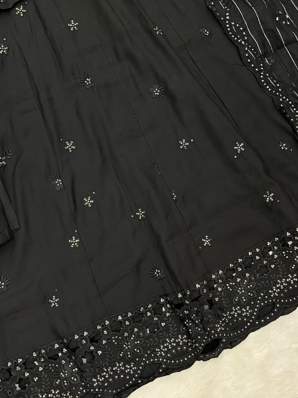 1475 Pakistani Party Wear -  Black