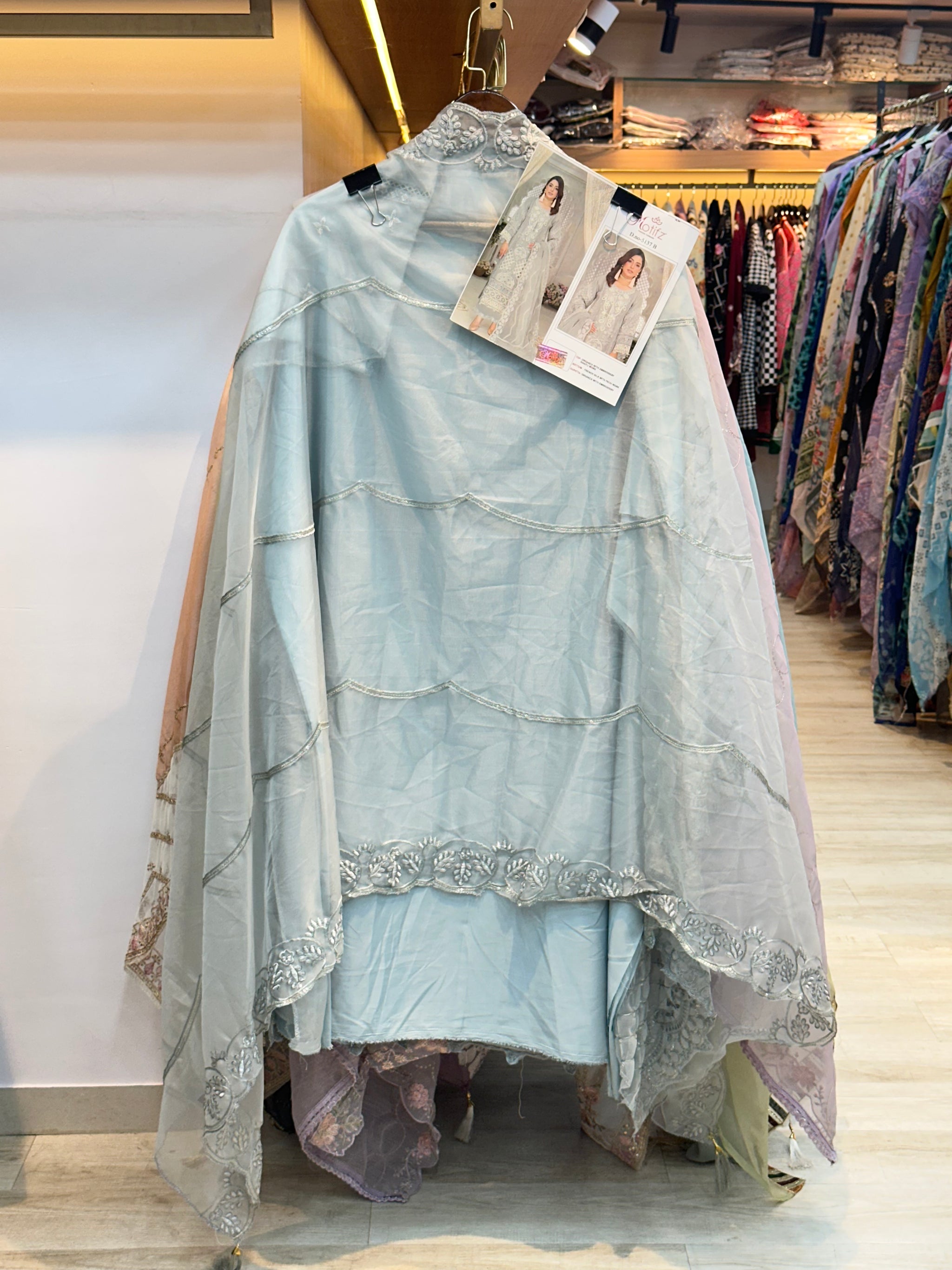 167 heavy party wear unstitched