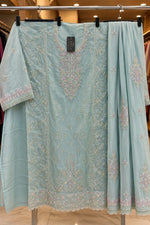 1524 Pakistani Unstitched Partywear - Lavender