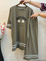 263 Soft Flared Pant Nightsuit