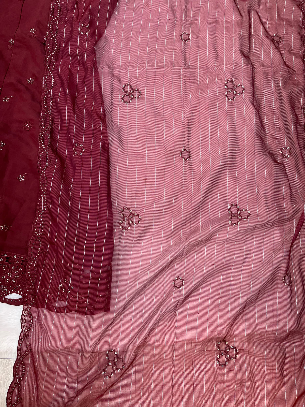 1475 Pakistani Party Wear - Maroon