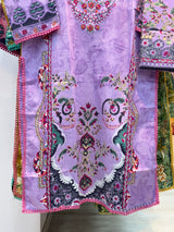 220 embroidered cotton suit