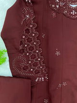 1475 Pakistani Party Wear - Maroon
