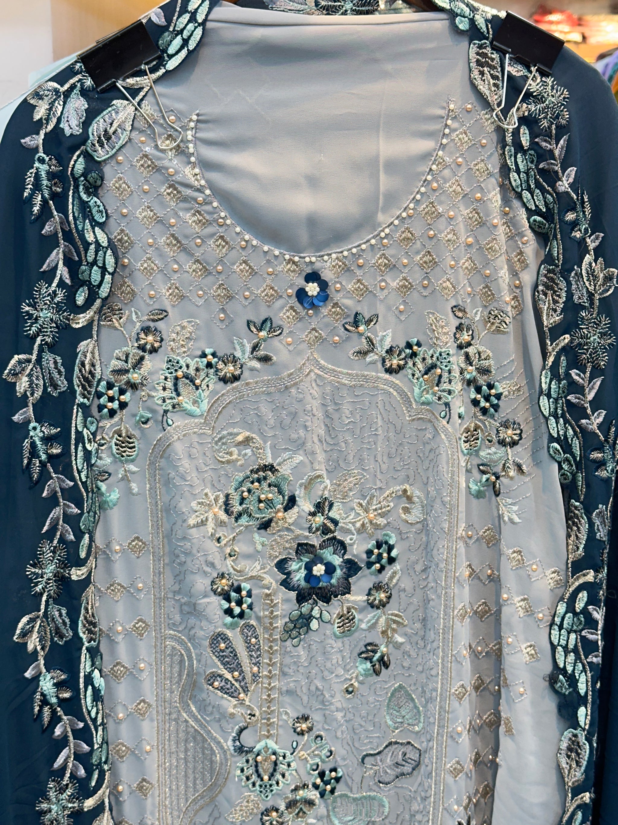 172 heavy party wear unstitched