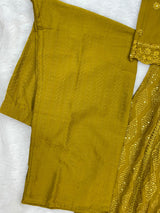1464 Pakistani Party Wear - Mustard Yellow