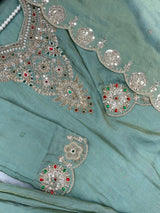1476 Pakistani Party Wear - Mint Green