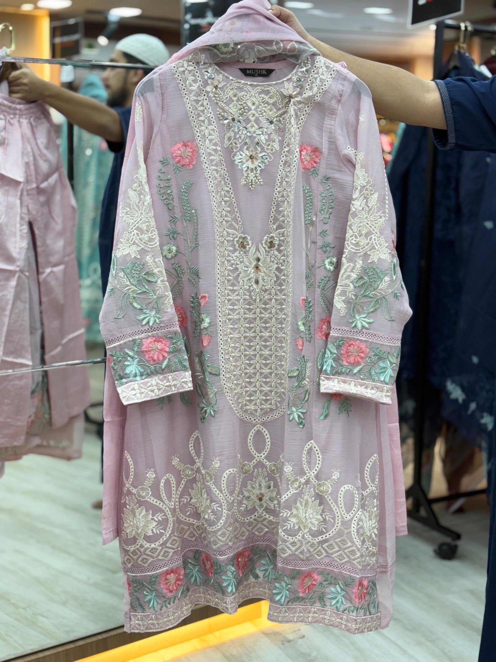 268  party wear - Baby Pink