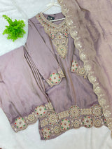 1476 Pakistani Party Wear - Taupe
