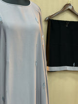 043 Premium Grey Abaya