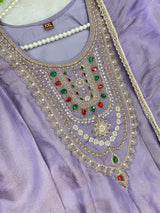 1463 Pakistani Party Wear - Lavender