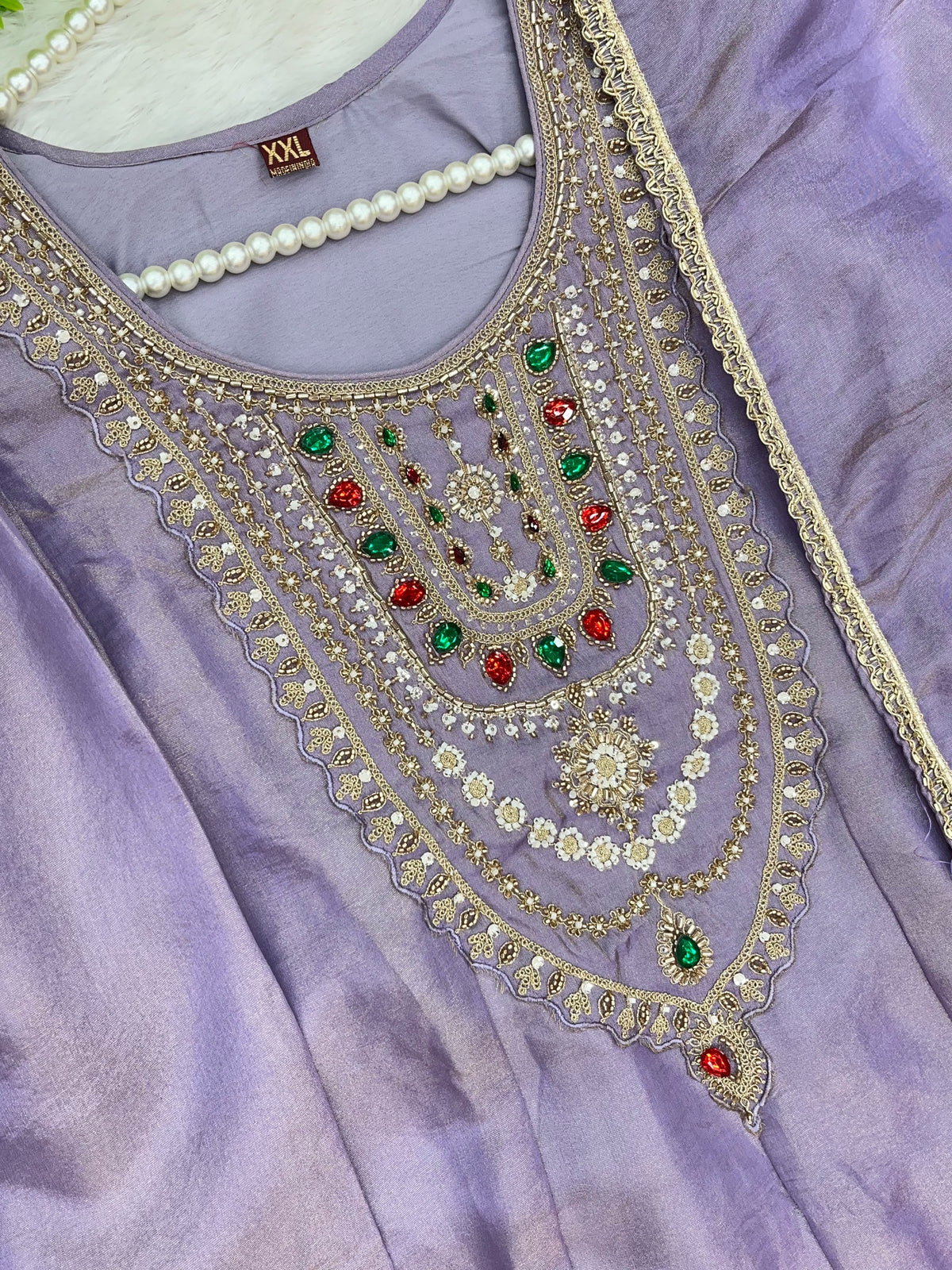 1463 Pakistani Party Wear - Lavender