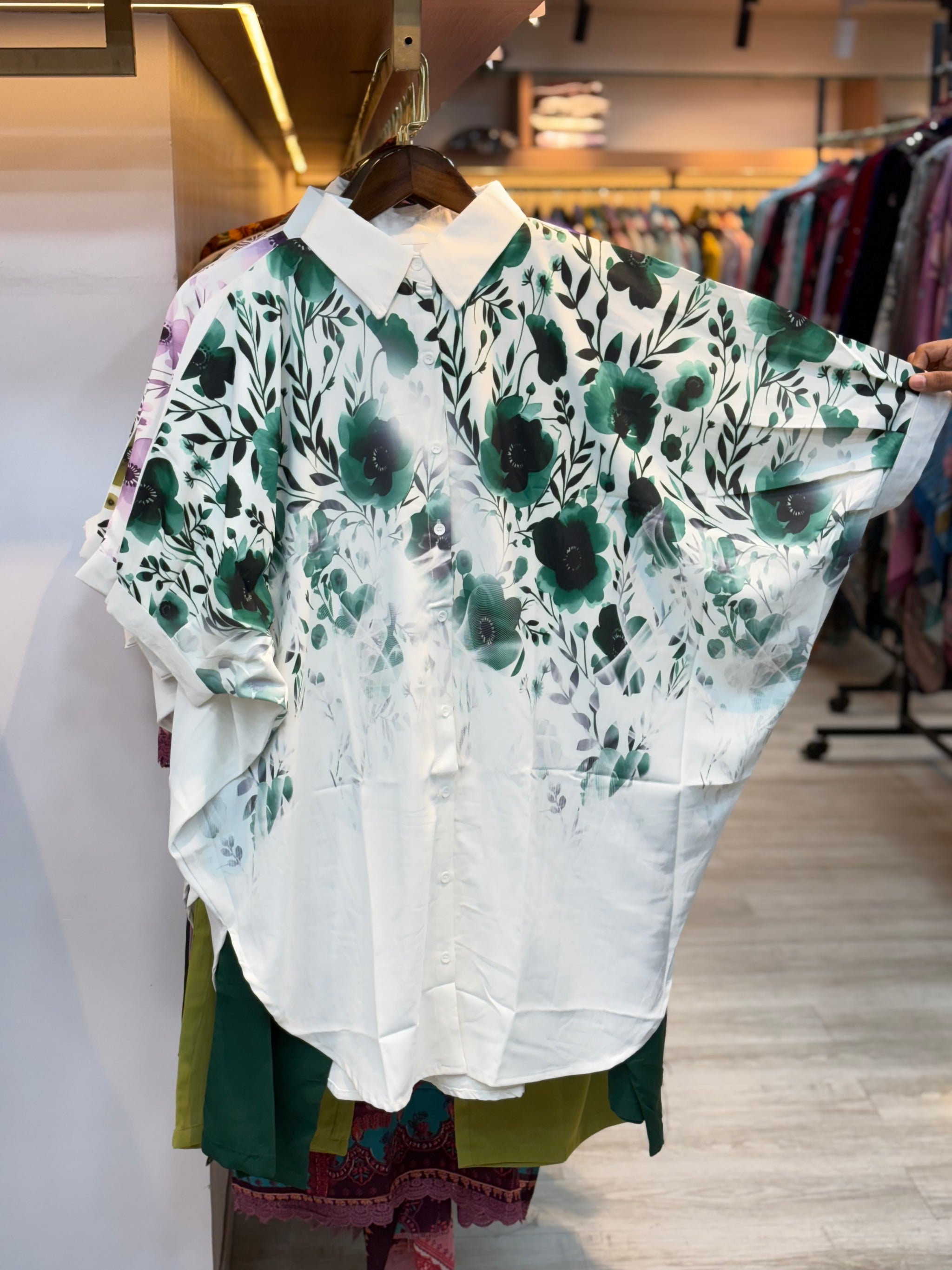 030 floral kaftan cordset