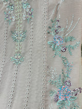 1483 Pakistani Unstitched Party Wear - Nude Peach