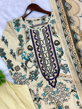 1240 Pakistani Printed Suit