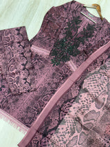 255 party wear - muted plum