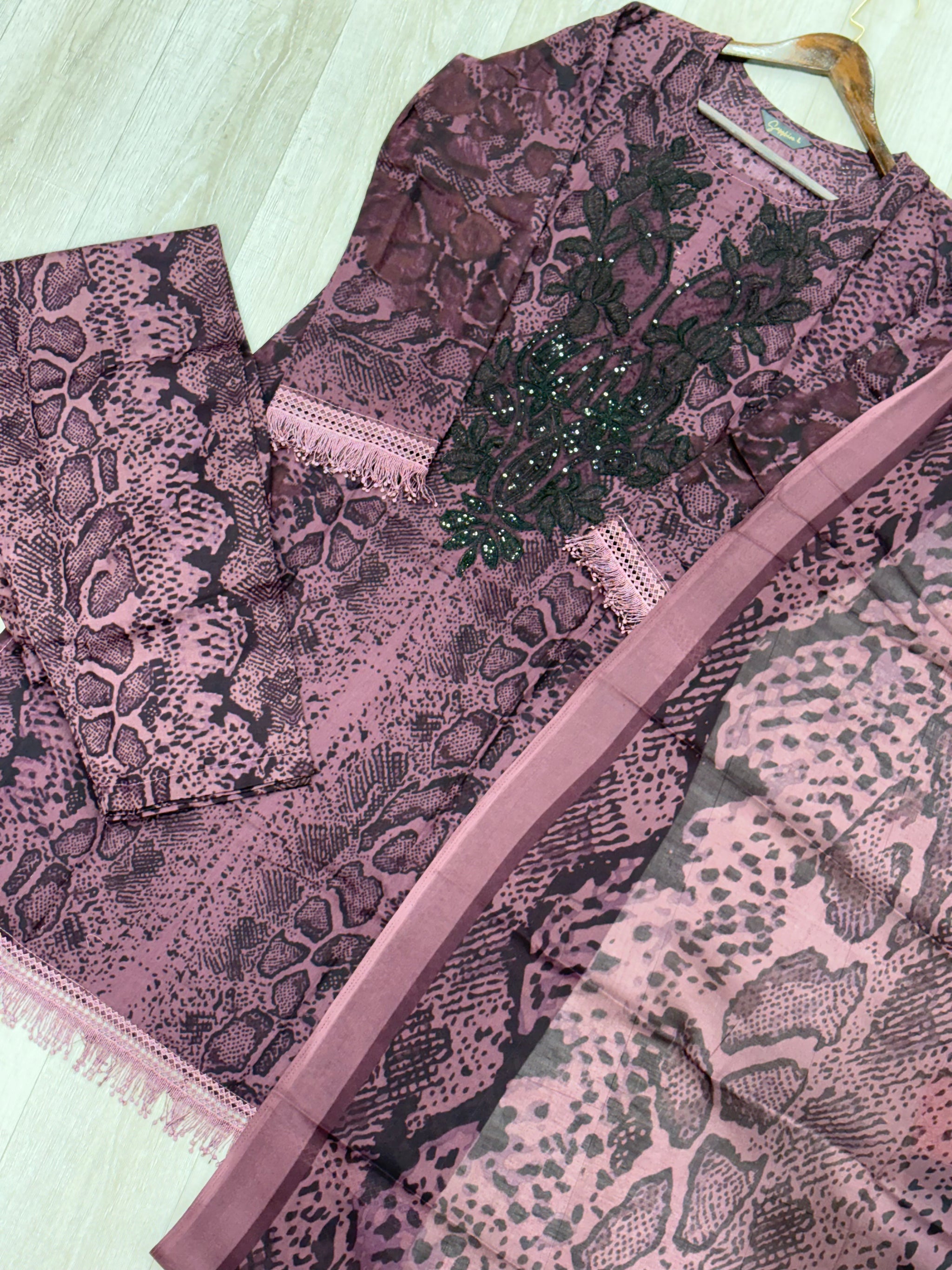 255 party wear - muted plum