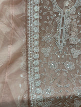 1469 Pakistani Unstitched Party Wear - Nude Peach