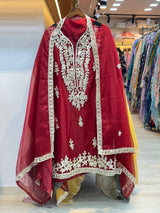 163 heavy party wear unstitched