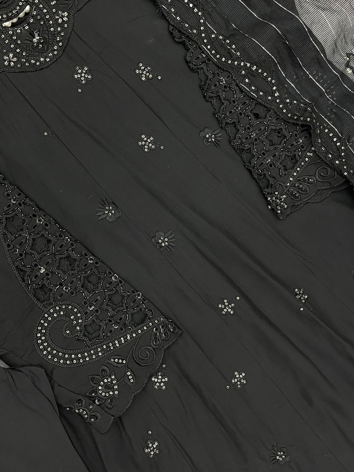 1475 Pakistani Party Wear -  Black