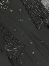 1475 Pakistani Party Wear -  Black