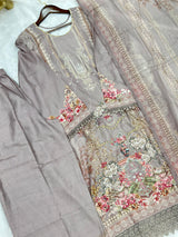 638 Muslin 3pc Pakistani Cordset