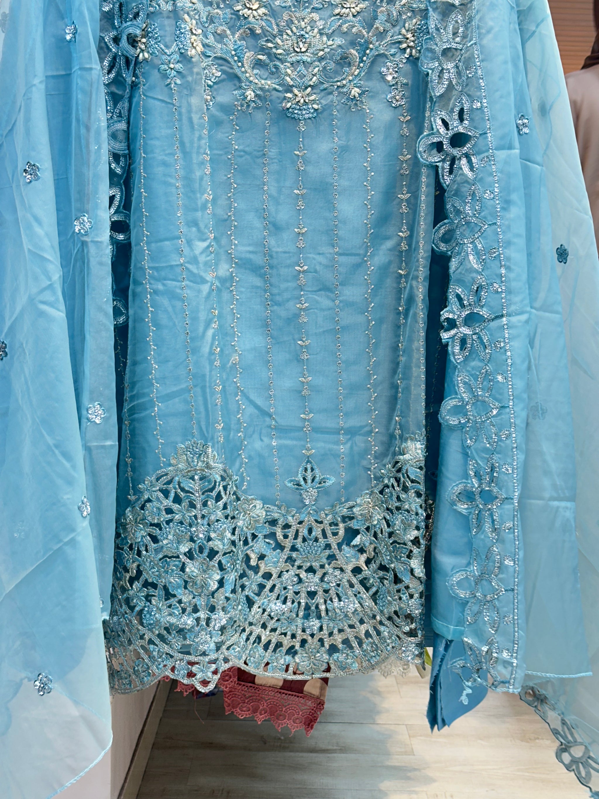 173 heavy party wear unstitched