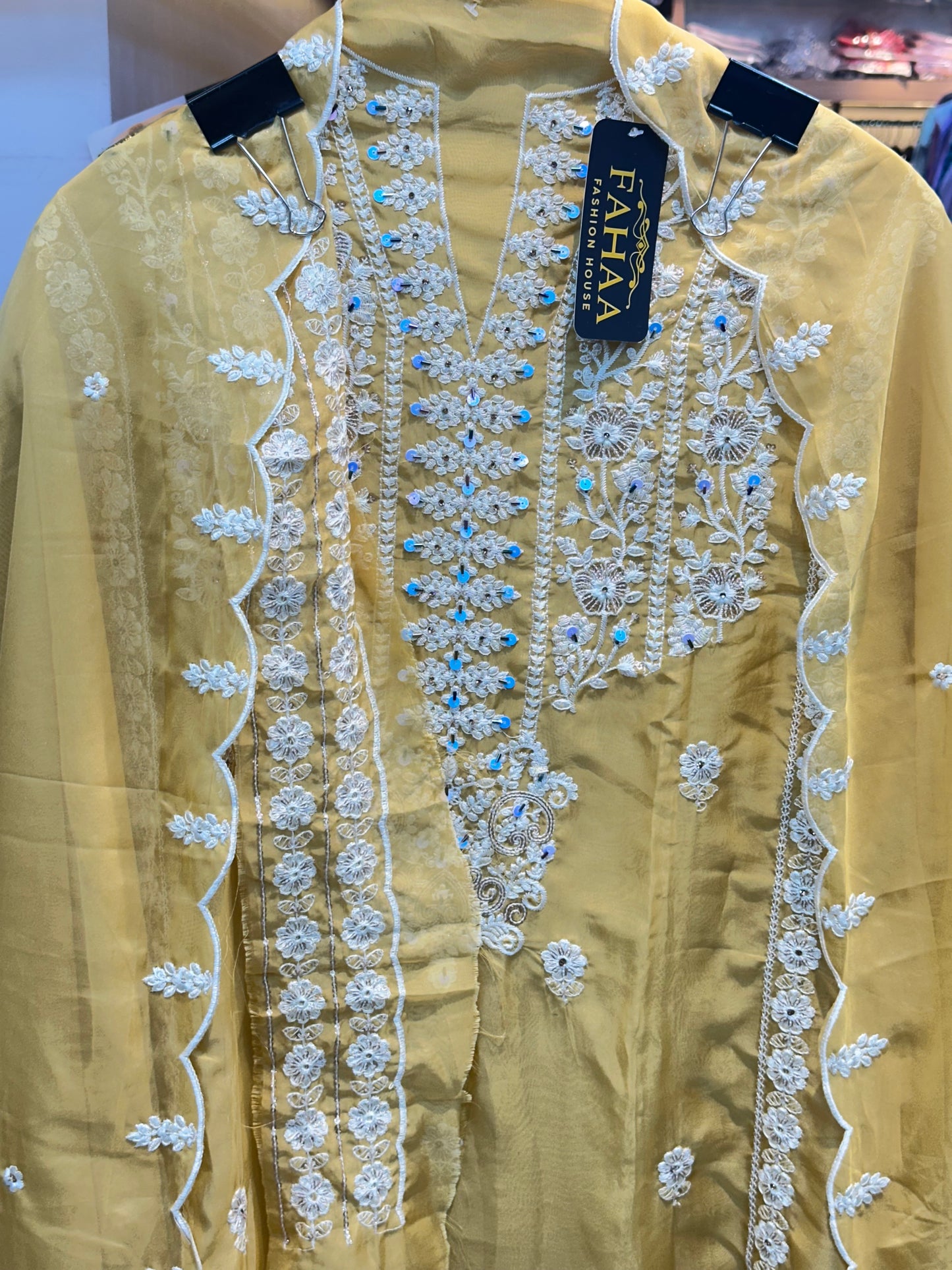 166 heavy party wear unstitched