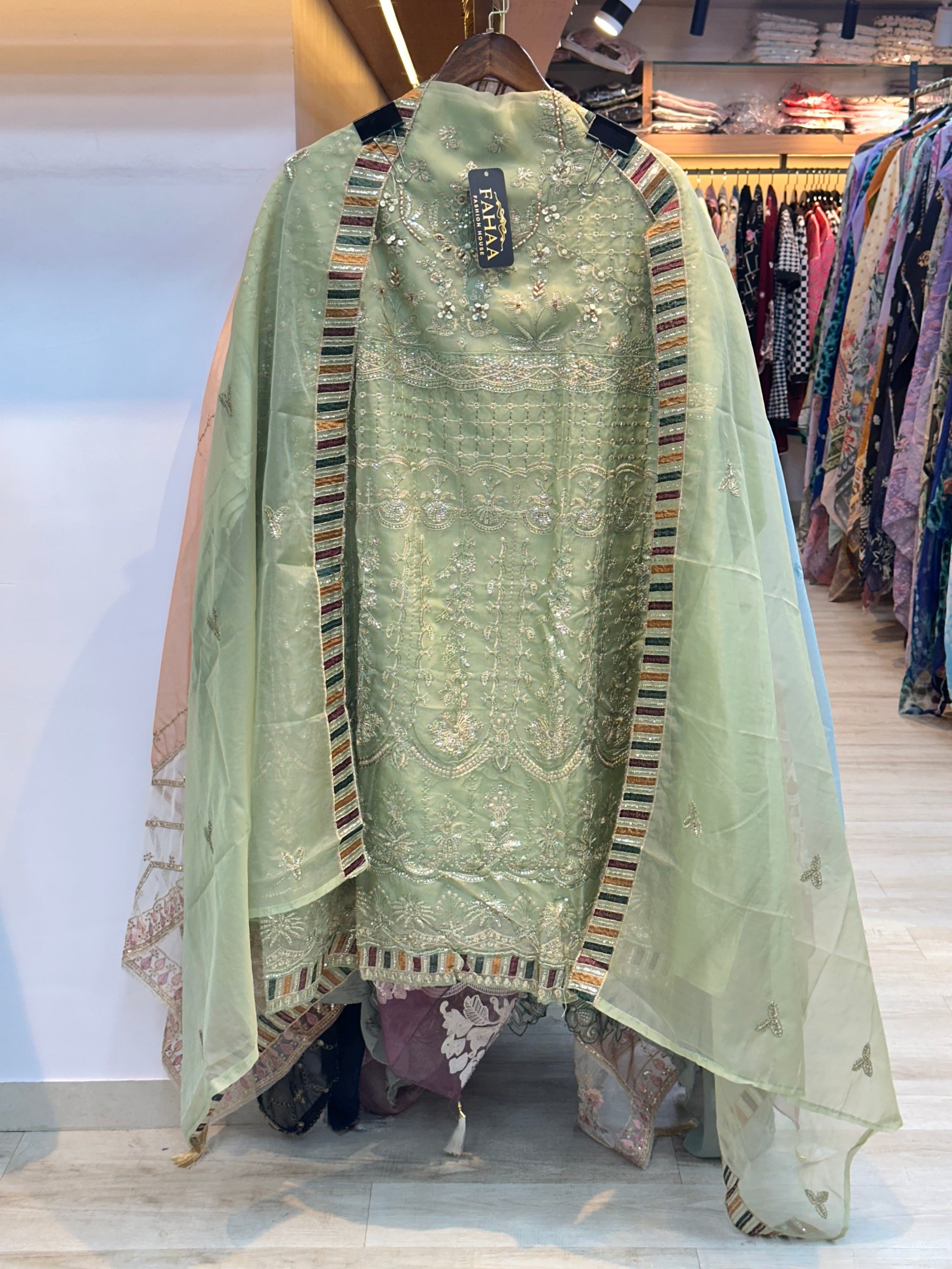 169 heavy party wear unstitched