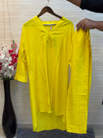 209 rayon cotton cord sets -yellow