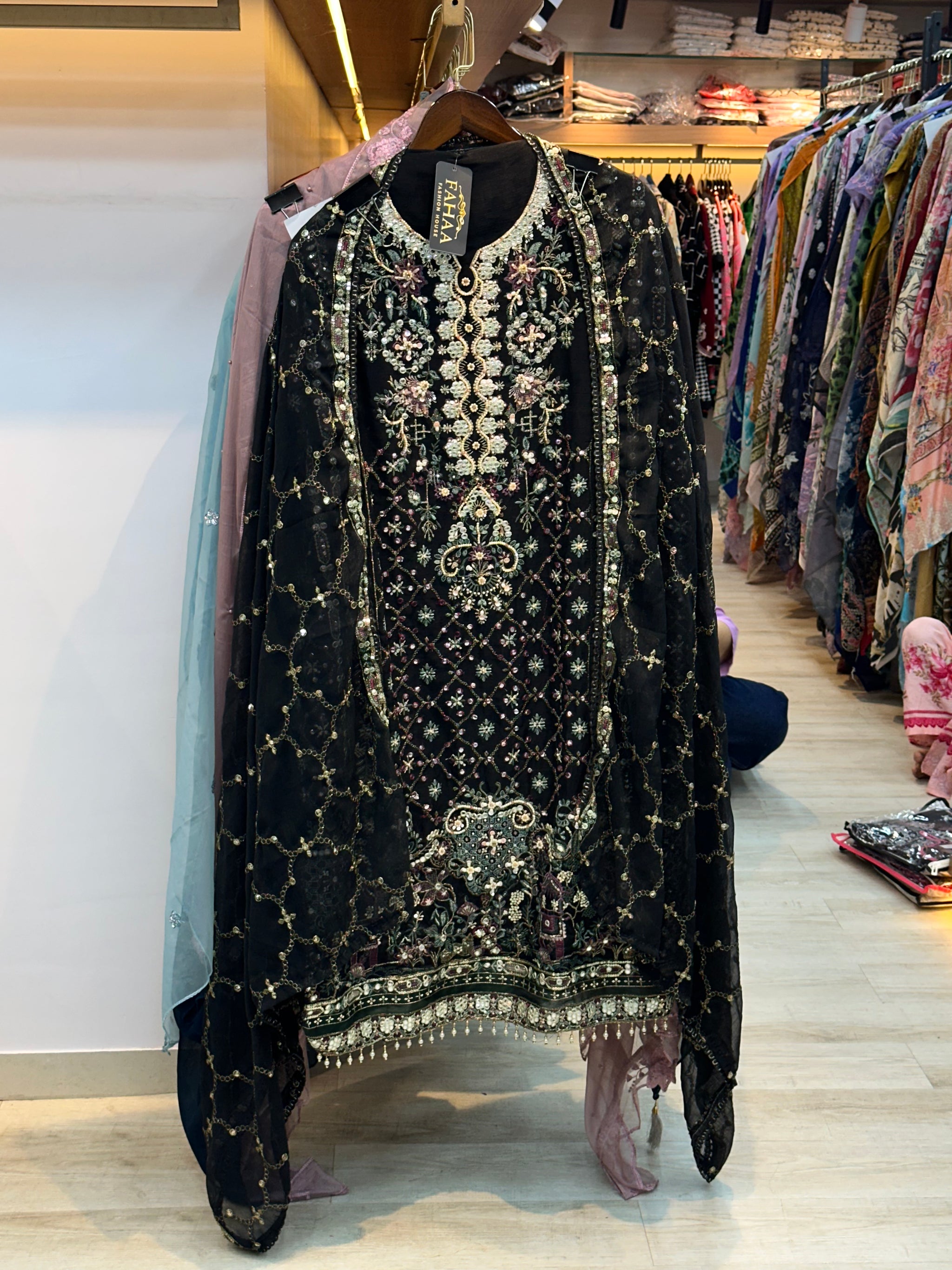 171 heavy party wear unstitched