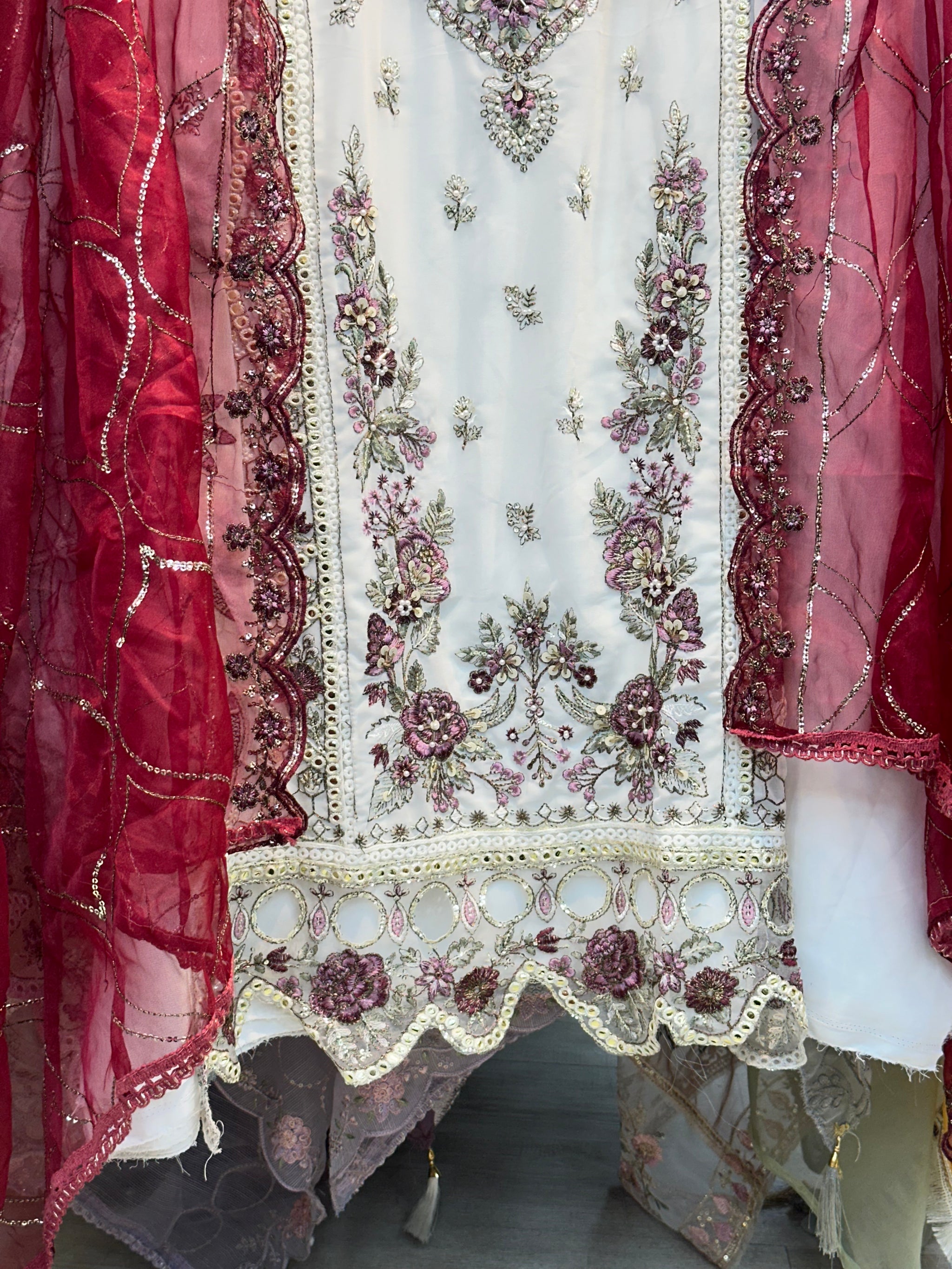 165 heavy party wear unstitched