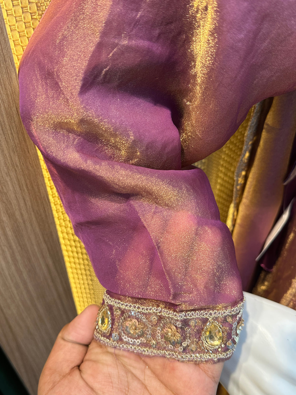 1478 Pakistani Party Wear - Mauve Brown