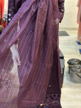 1475 Pakistani Party Wear - Wine