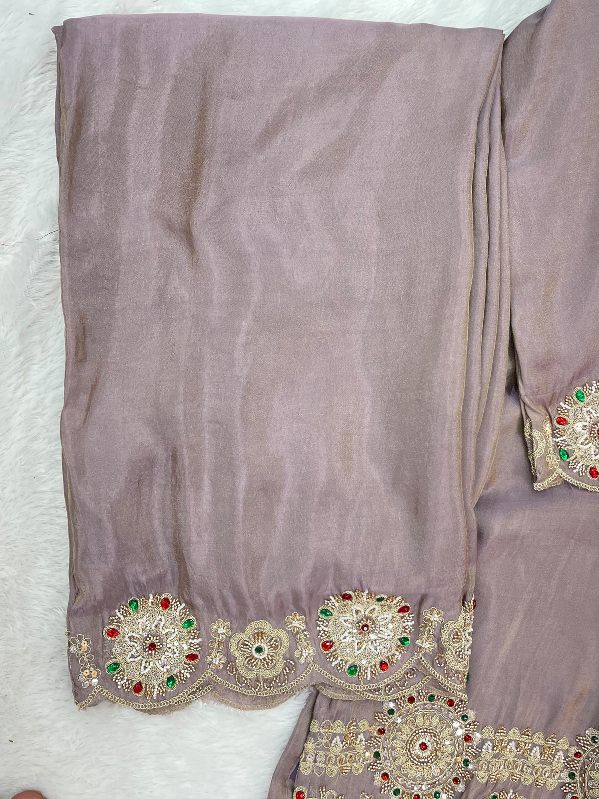 1476 Pakistani Party Wear - Taupe