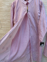 1465 Korean Floral Coordset - Baby Pink