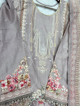 638 Muslin 3pc Pakistani Cordset