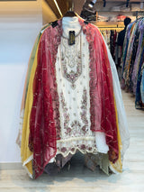 165 heavy party wear unstitched