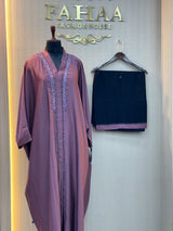 047 Premium pink Abaya