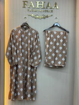 Lawn Maroon Stitched Suit - Zellbury