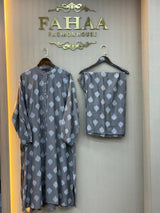 Lawn Beige Stitched Suit - Zellbury