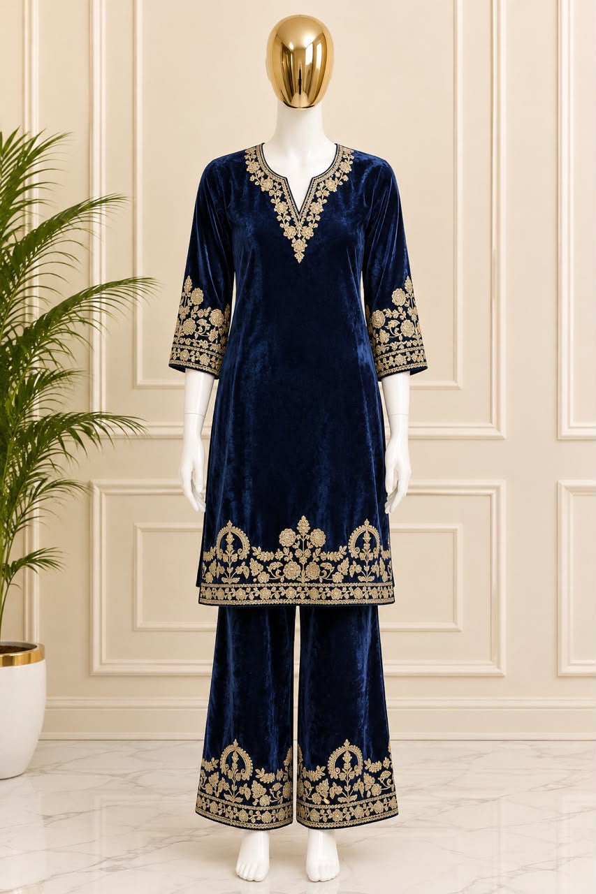 1283 Imported Velvet Coordset