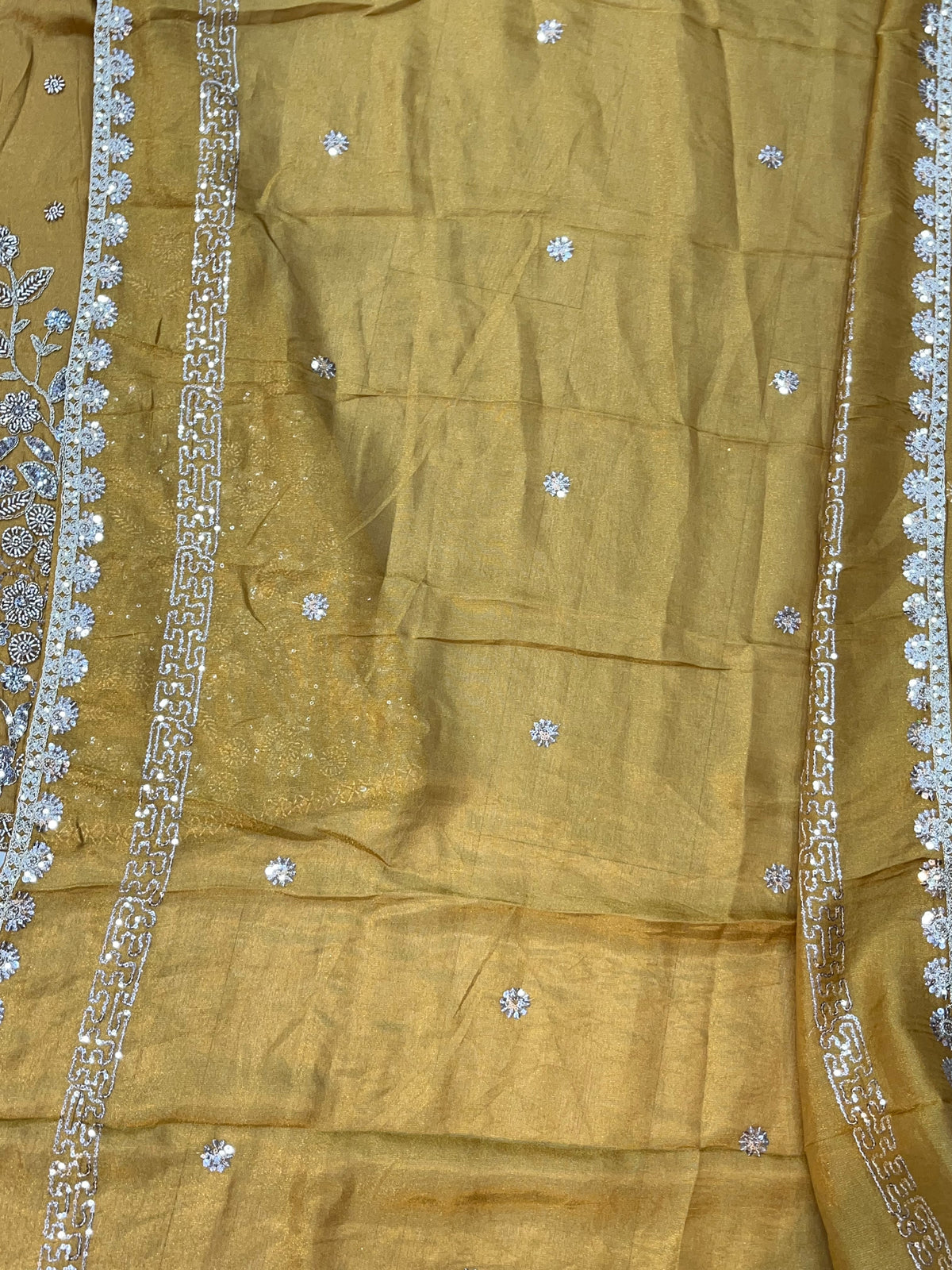 1525 Pakistani Heavy Partywear - Mustard