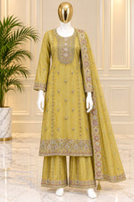 1784 Pakistani Party Wear - Mustard Yellow