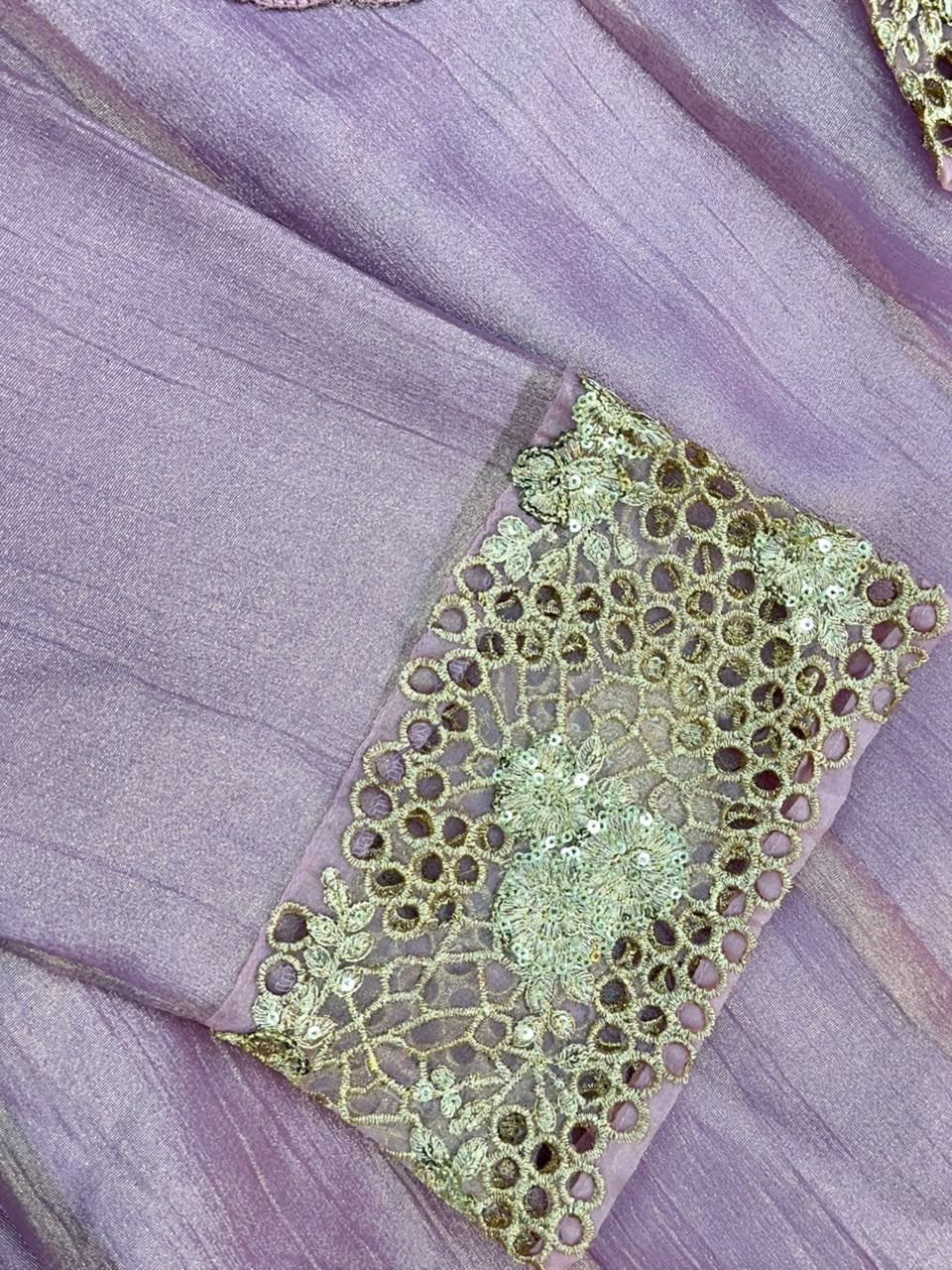 1527 Pakistani Anarkali Gown - Mauve
