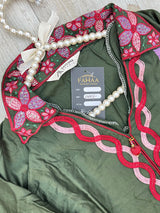 1526 Pakistani Heavy Lawn - Bottle Green