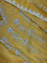 1525 Pakistani Heavy Partywear - Mustard